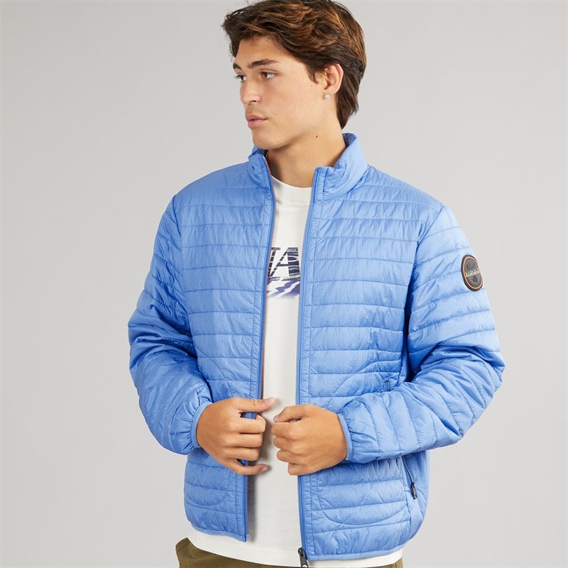 Napapijri Mens Amiata Padded Jacket Blue Jasper - Image 1
