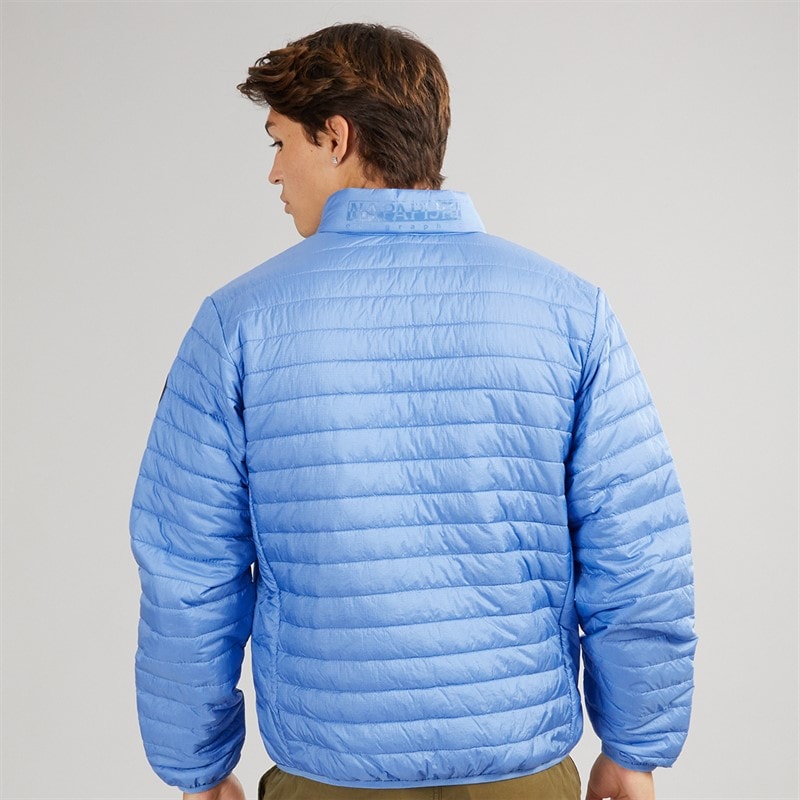 Napapijri Mens Amiata Padded Jacket Blue Jasper - Image 2
