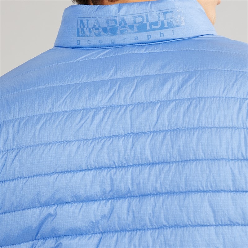 Napapijri Mens Amiata Padded Jacket Blue Jasper - Image 5