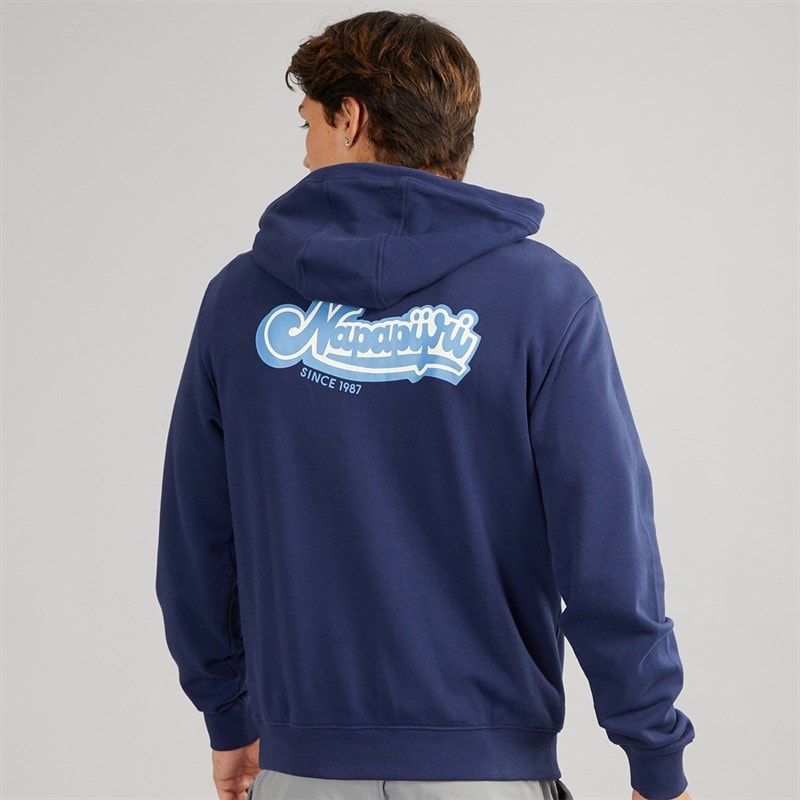 Napapijri Mens Zinc Hoodie Naval Acade - Image 3