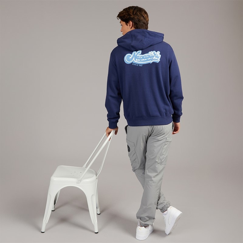 Napapijri Mens Zinc Hoodie Naval Acade - Image 4
