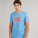 Napapijri Mens Mahsa T-Shirt Blue Jasper