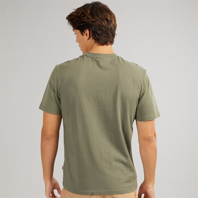 Napapijri Mens Linton Pocket Short Sleeve T-Shirt Tea Leaf G0A - Image 2