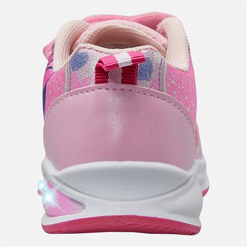 Minnie Mouse Infant Girls Light Up Trainers Pink - Image 3