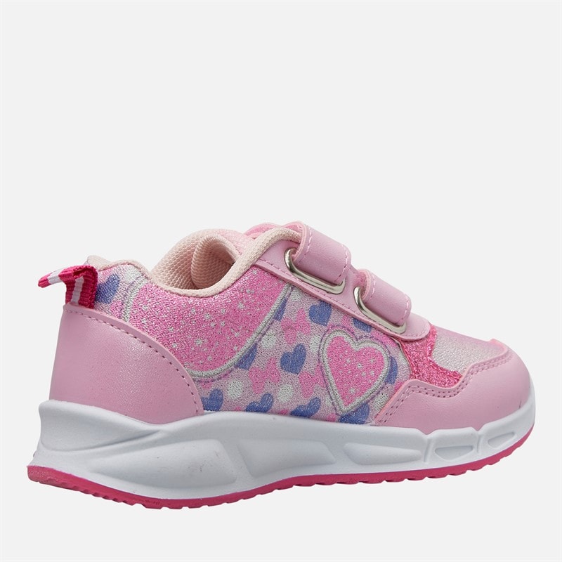 Minnie Mouse Infant Girls Light Up Trainers Pink - Image 5