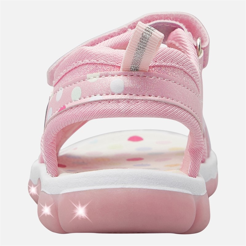 Minnie Mouse Infant Girls Light Up Sandals Pink - Image 4