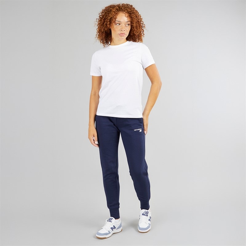 New Balance Womens Core Fleece Pants Navy - Image 3