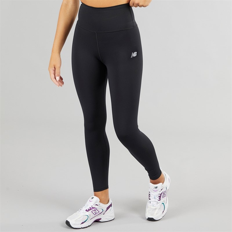 New Balance Womens Heat Thermal Running Tight Leggings Black - Image 2