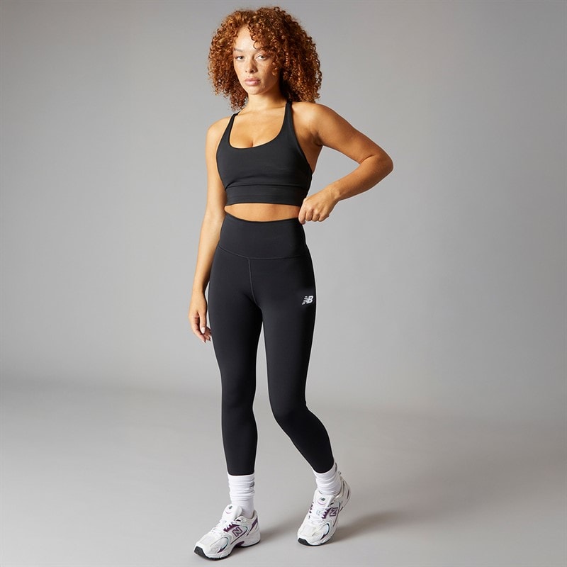 New Balance Womens Heat Thermal Running Tight Leggings Black - Image 4