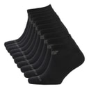 New Balance Ten Pack No Show Socks Black