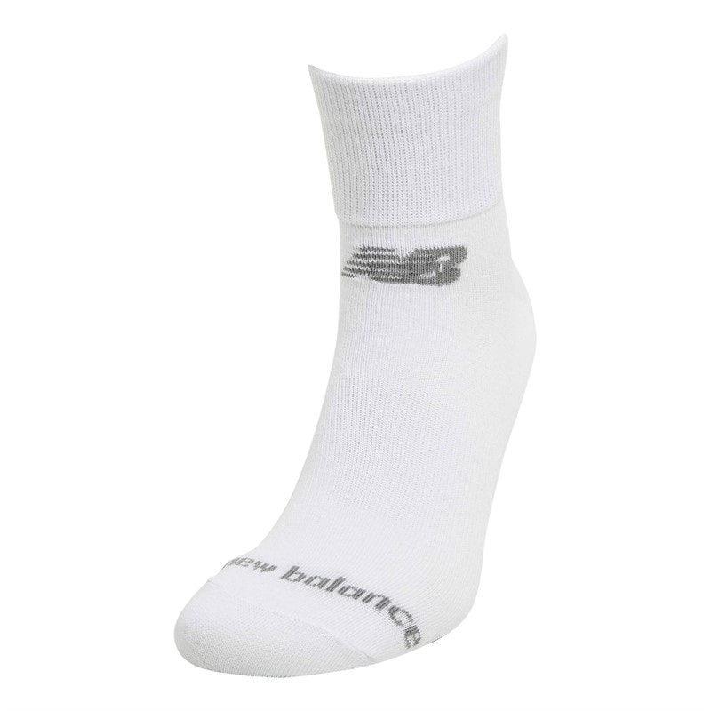 New Balance Ten Pack Cushioned Quarter Socks White - Image 2