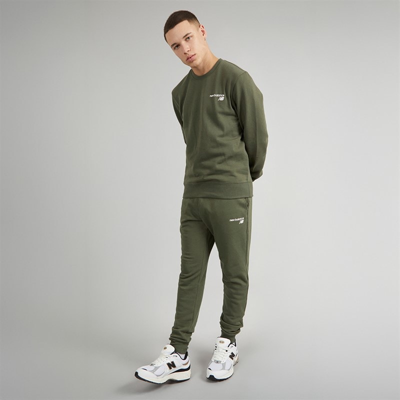 New Balance Mens Classic Core Joggers Olive - Image 4
