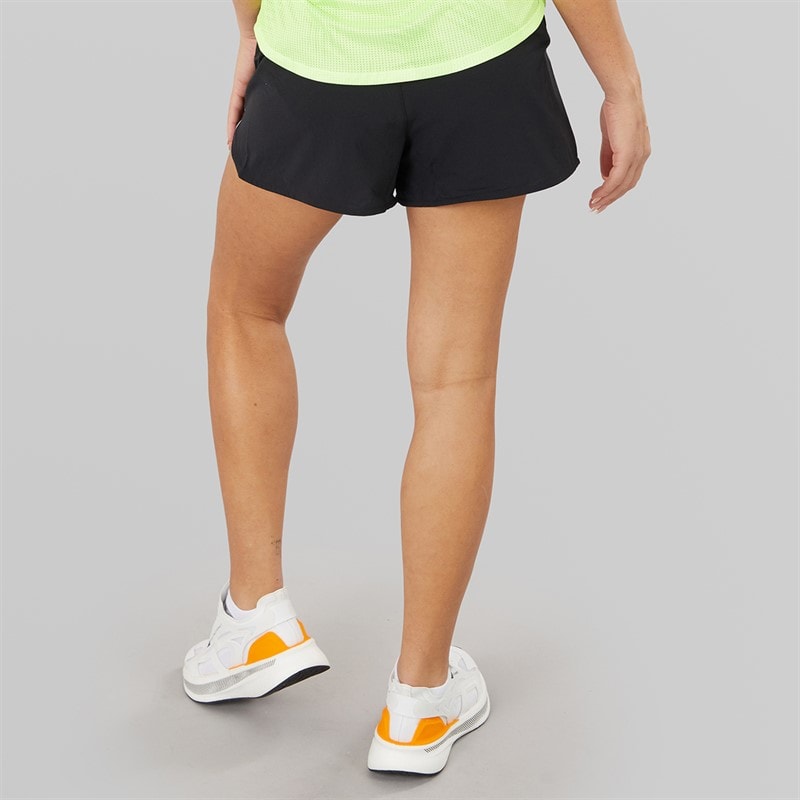 New Balance Womens Impact 3 Inch Running Shorts Black - Image 2