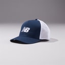 New Balance Essentials Trucker Cap Natural Indigo