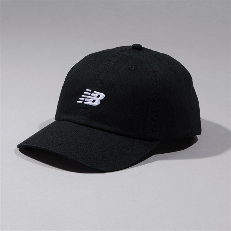 New Balance Curved Brim Snapback Cap Black