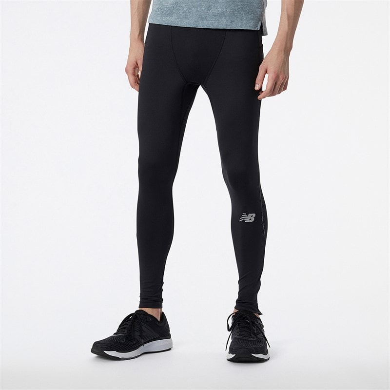New Balance Mens Impact Running Tight Leggings Black - Image 1