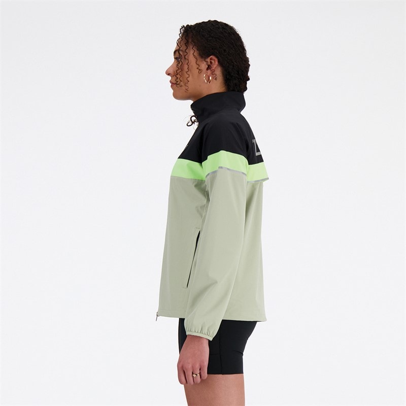 New Balance Womens London Edition Marathon Running Jacket Black - Image 5