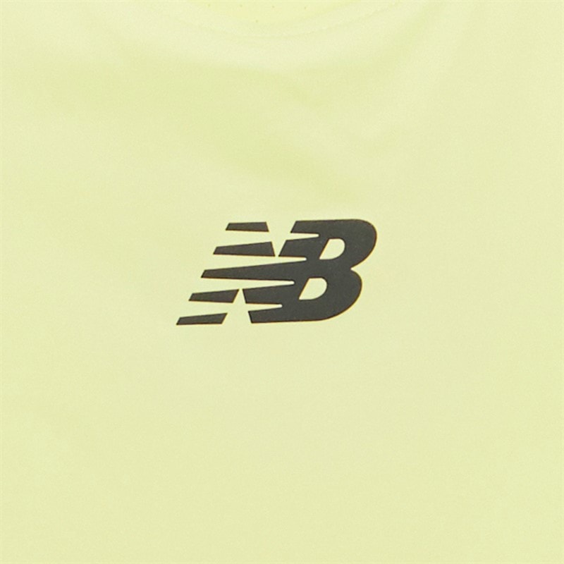 New Balance Mens London Edition Athletics Running Vest Limelight - Image 4