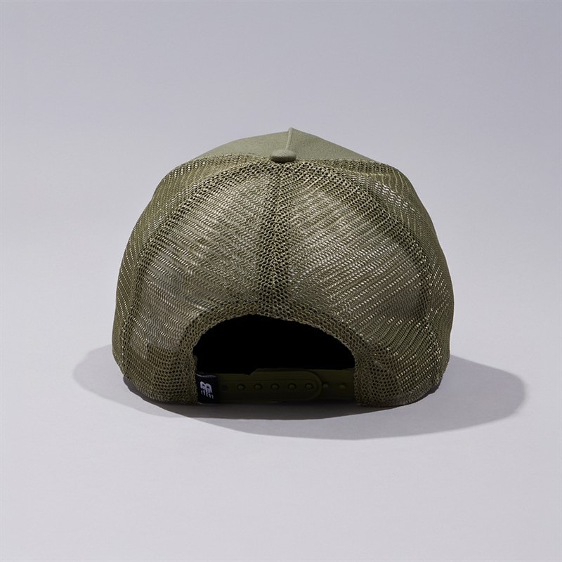 New Balance Essentials Trucker Cap Dark Olivine - Image 2