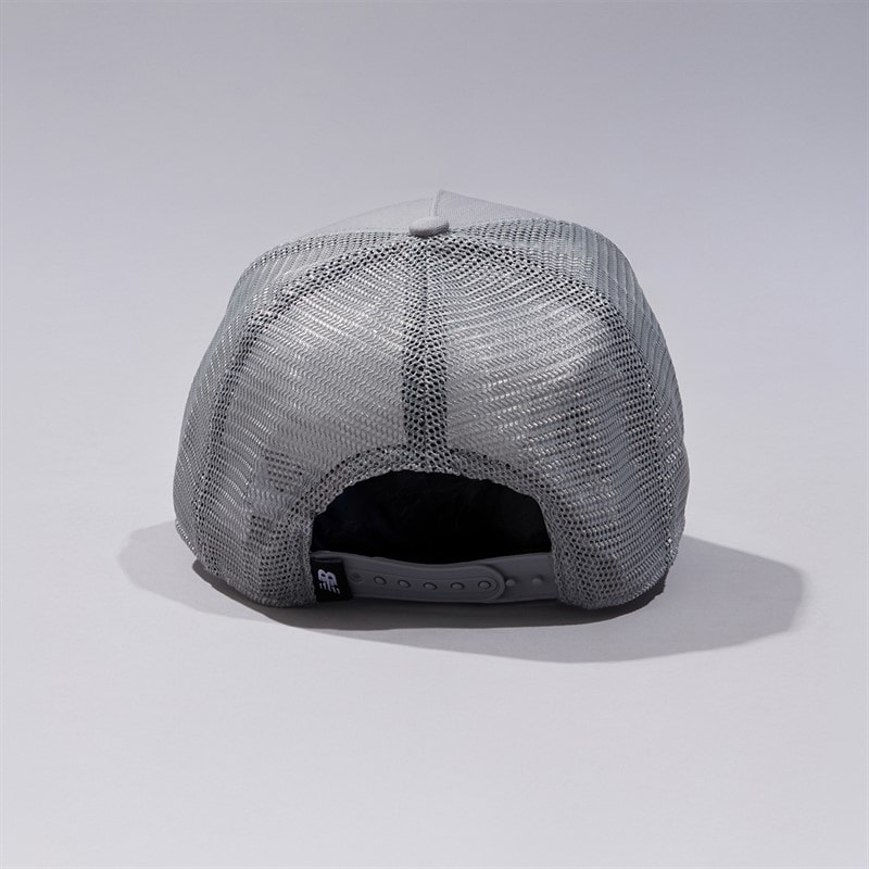 New Balance Essentials Trucker Cap Slate Grey/Slate Logo - Image 2