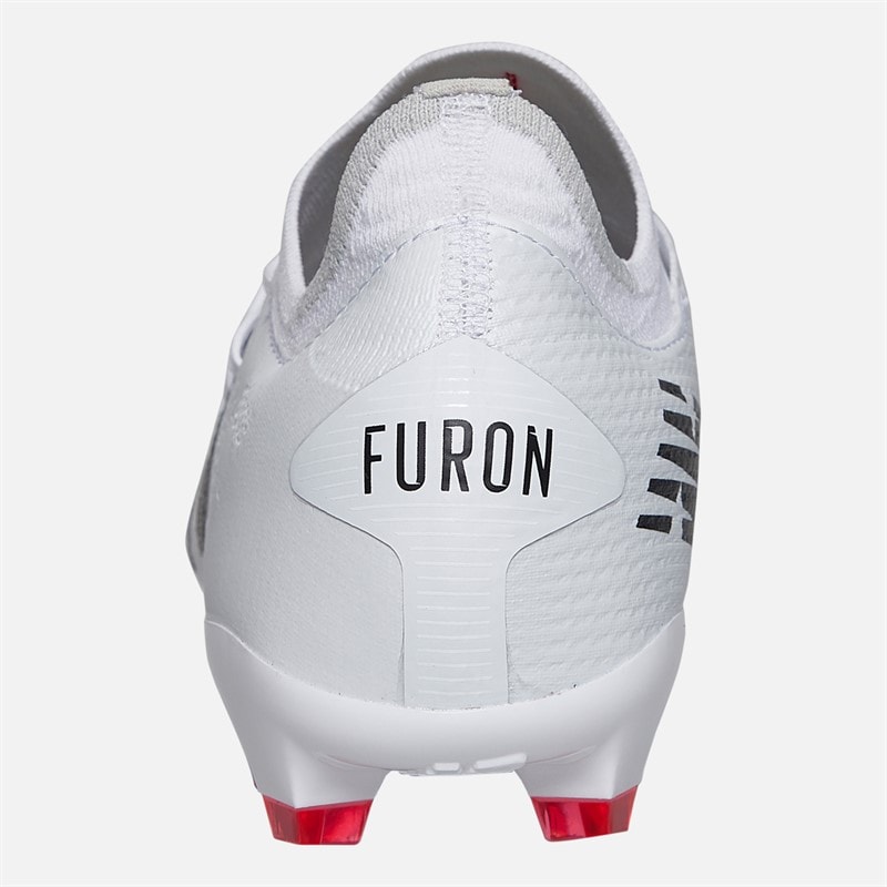 New Balance Furon Pro V7+ FG Firm Ground Football Boots White - Image 3