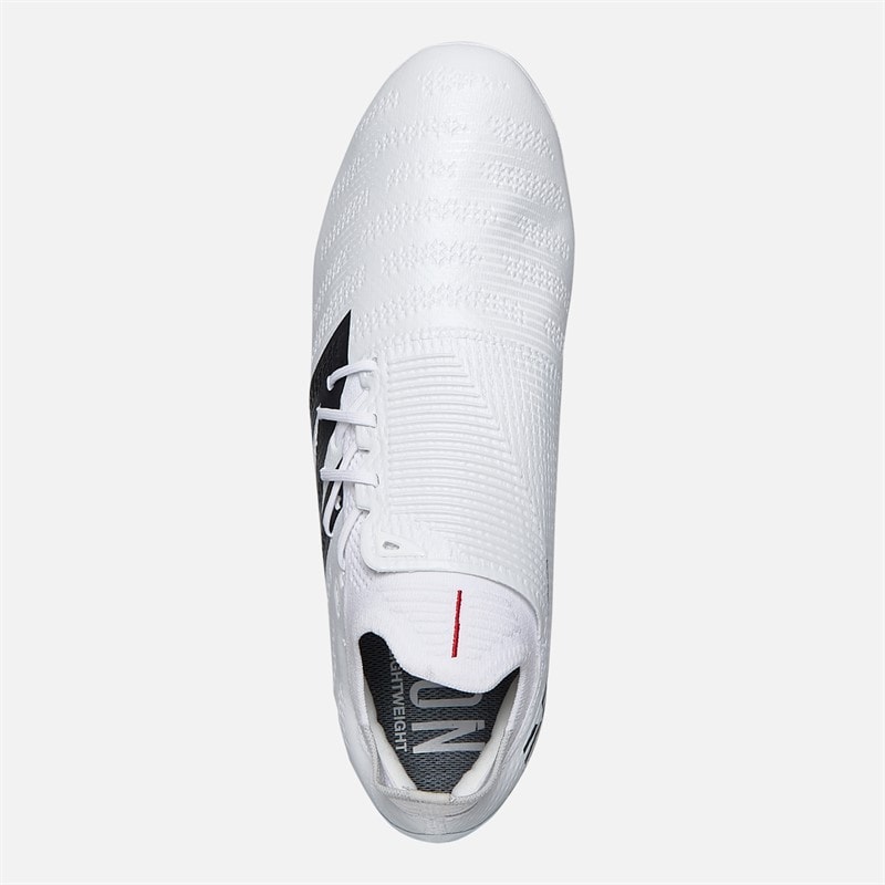 New Balance Furon Pro V7+ FG Firm Ground Football Boots White - Image 4