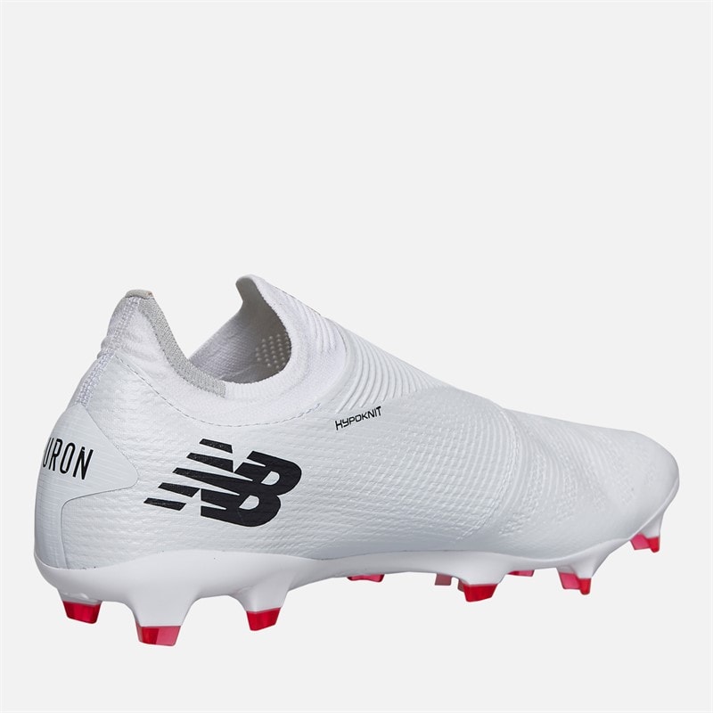 New Balance Furon Pro V7+ FG Firm Ground Football Boots White - Image 5