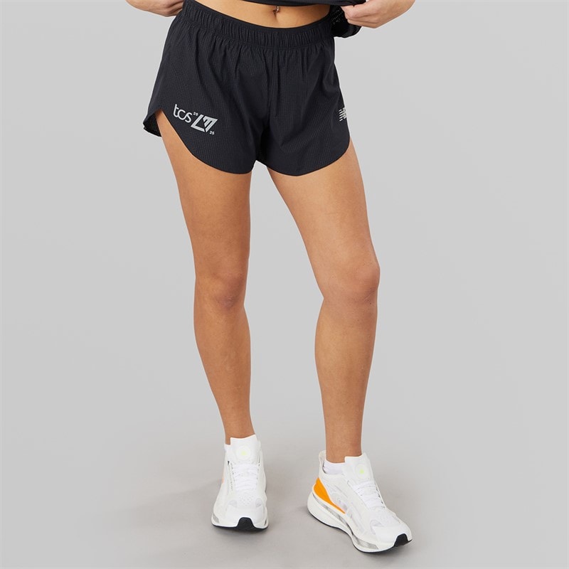 New Balance Womens London Edition RC Ultra Light Running Shorts Black - Image 3