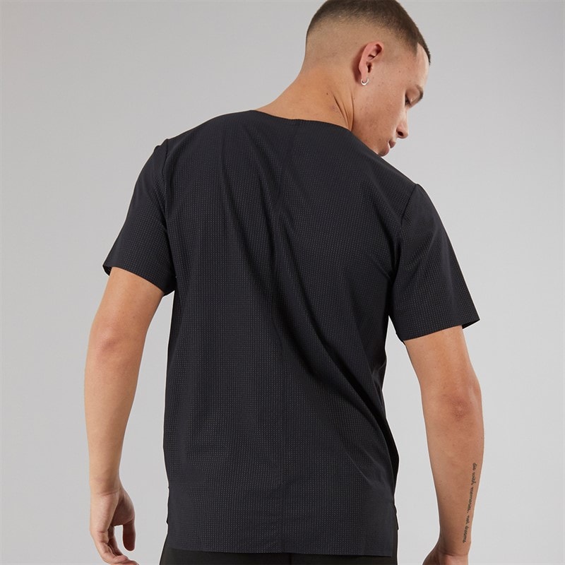 New Balance Mens London Edition Race Day Ultra Light Running T-Shirt Black - Image 2
