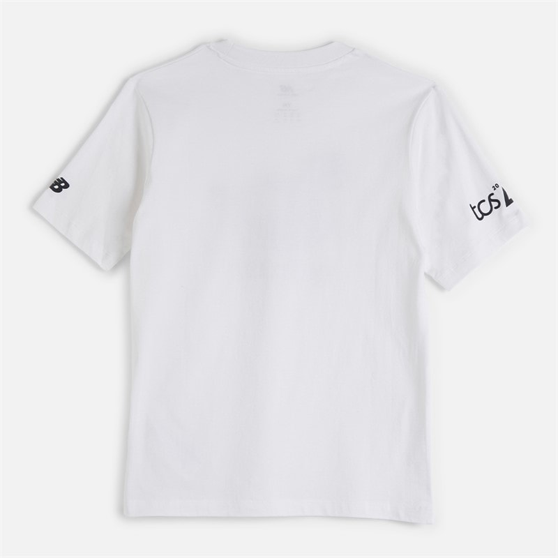 New Balance Kids London Edition Graphic T-Shirt White - Image 2