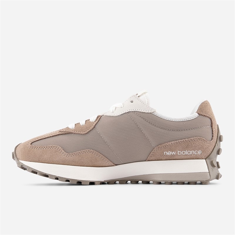 New Balance Mens 327 Trainers Mushroom/Light Mushroom - Image 5