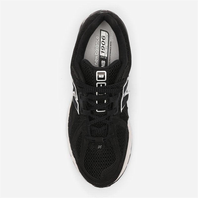 New Balance Mens 1906R Trainers Jet Black/White - Image 4