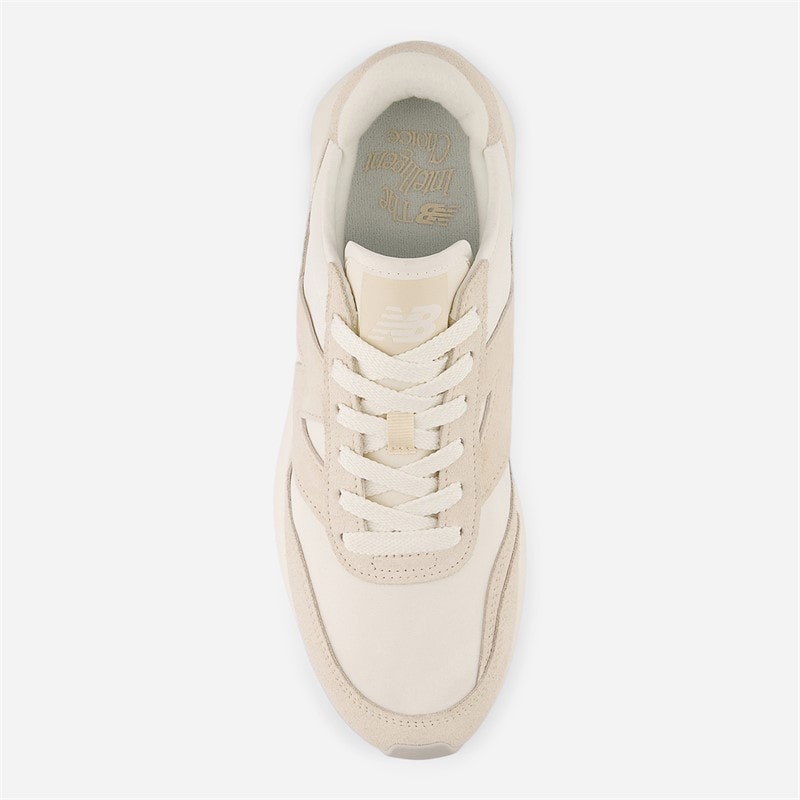 New Balance 370 Trainers Sea Salt/Bisque - Image 4