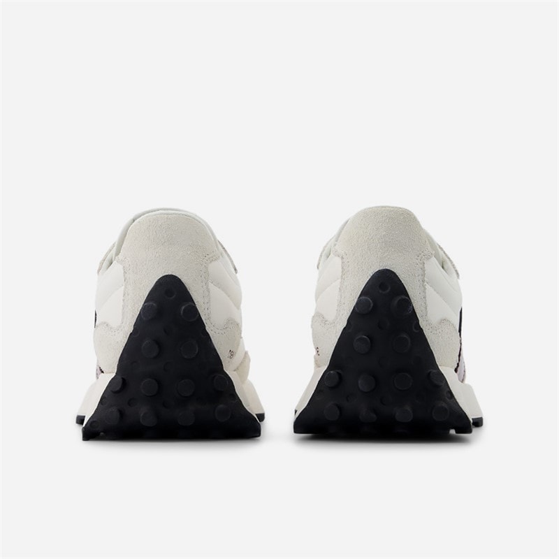 New Balance Womens 327 Trainers Sea Salt/Monarch Burgundy - Image 3