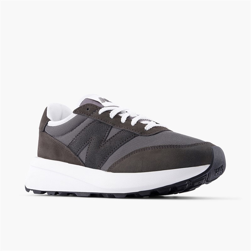 New Balance 370 Trainers Black Cement/Castlerock - Image 3