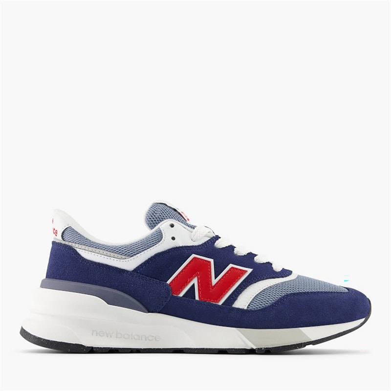 New Balance Mens 997R Trainers Navy/White/Red - Image 1