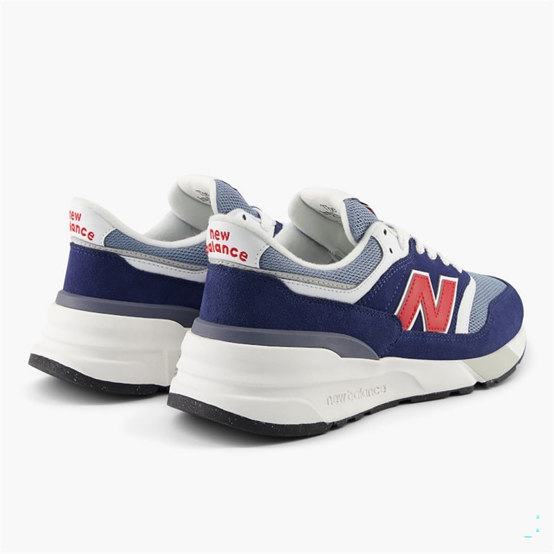 New Balance Mens 997R Trainers Navy/White/Red - Image 3
