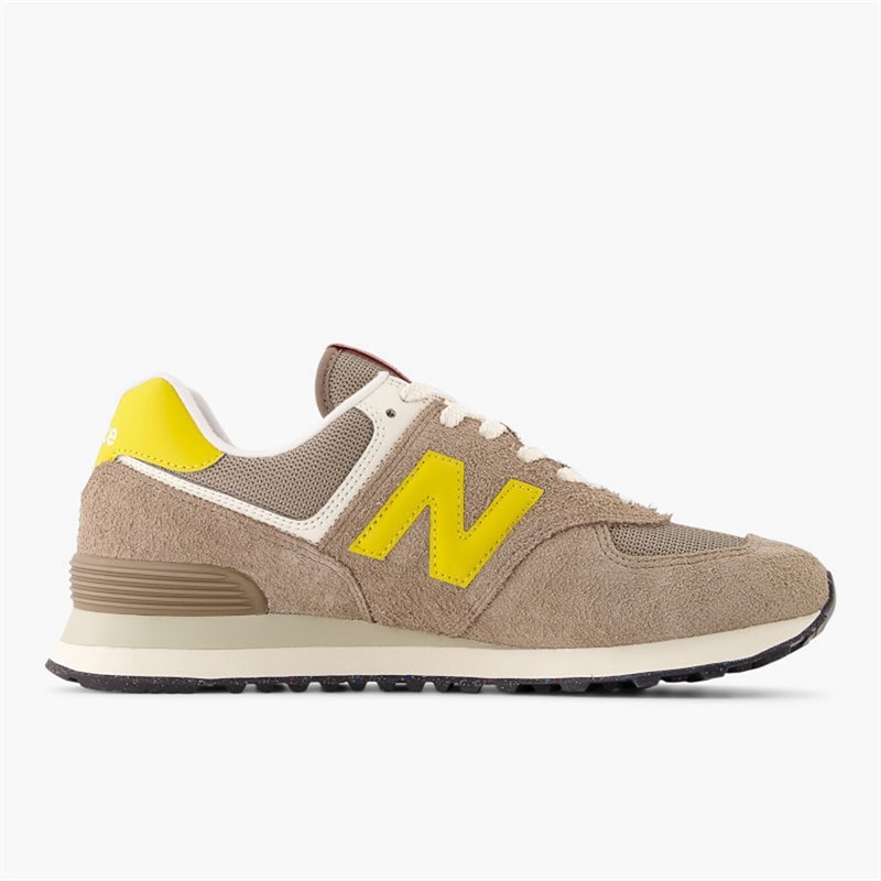 New Balance 574 Trainers Brown/Yellow Brown /Yellow - Image 5