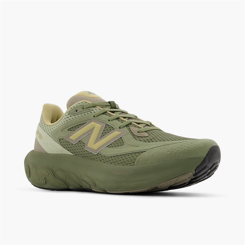 New Balance Fresh Foam Trainers Dark Olivine/Garter Snake - Image 3