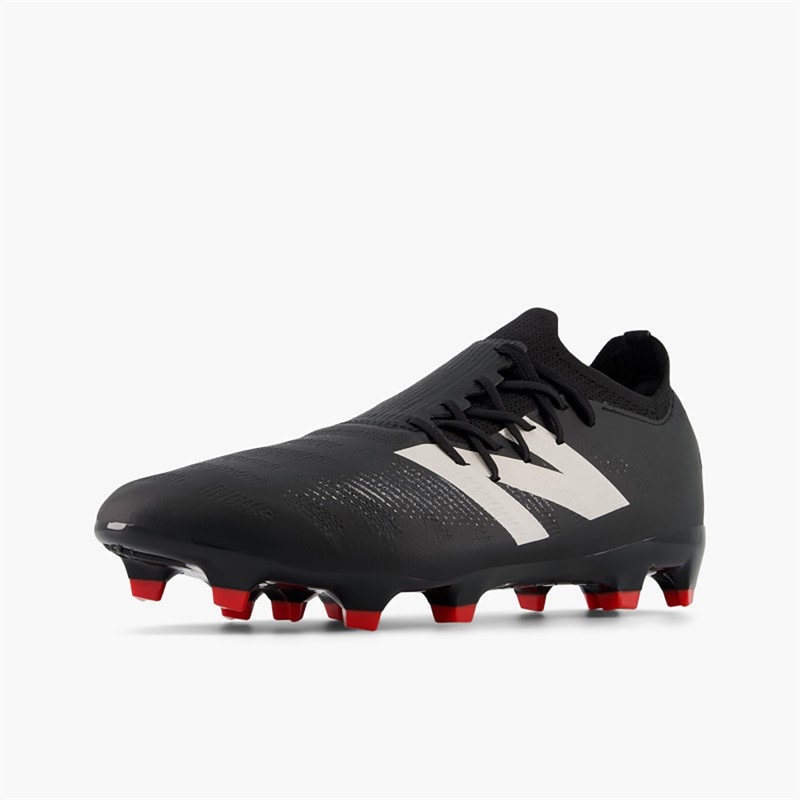 New Balance Mens Furon Destroy V7+ FG Firm Ground Football Boots Black/White/True Red - Image 3