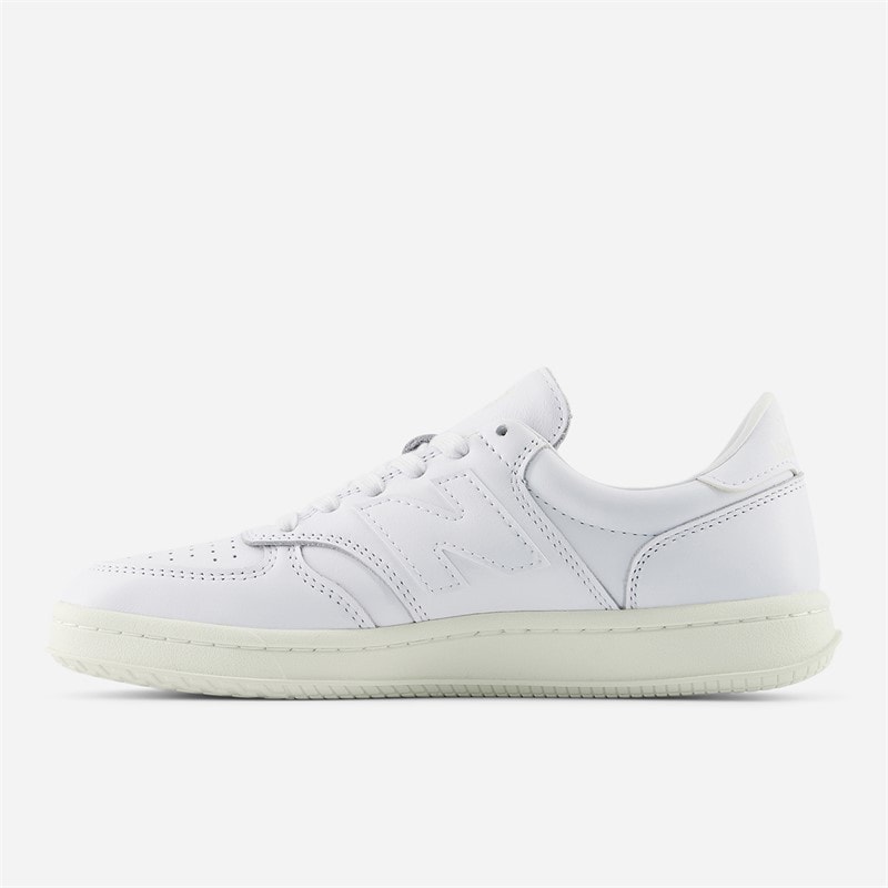 New Balance T500 Trainers White/Grey - Image 5