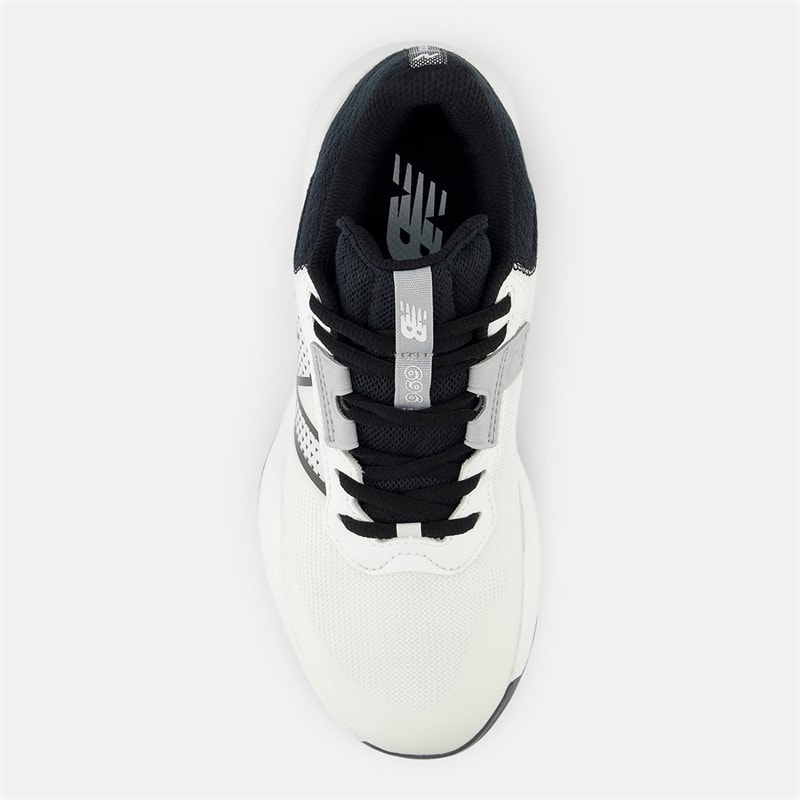New Balance Womens 696 V6 All Court Tennis Shoes Nb White/Black - Image 4
