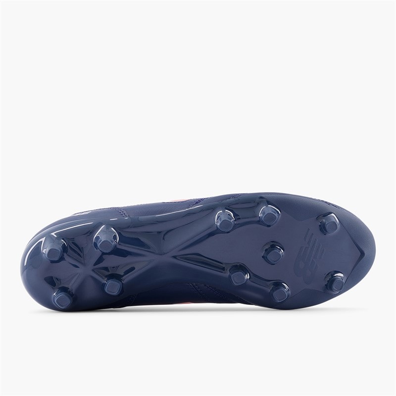 New Balance Mens 442 V2 Academy FG Firm Ground Football Boots Nb Navy/Silver/Energy Red - Image 2