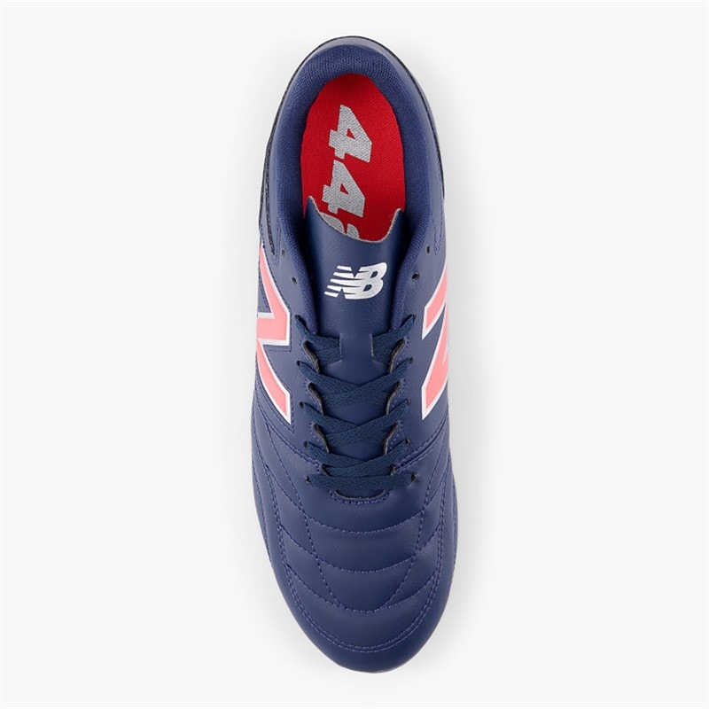 New Balance Mens 442 V2 Academy FG Firm Ground Football Boots Nb Navy/Silver/Energy Red - Image 4