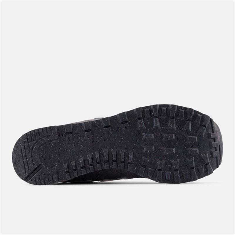 New Balance Womens 574 Trainers Black Cement/Rain Cloud - Image 2