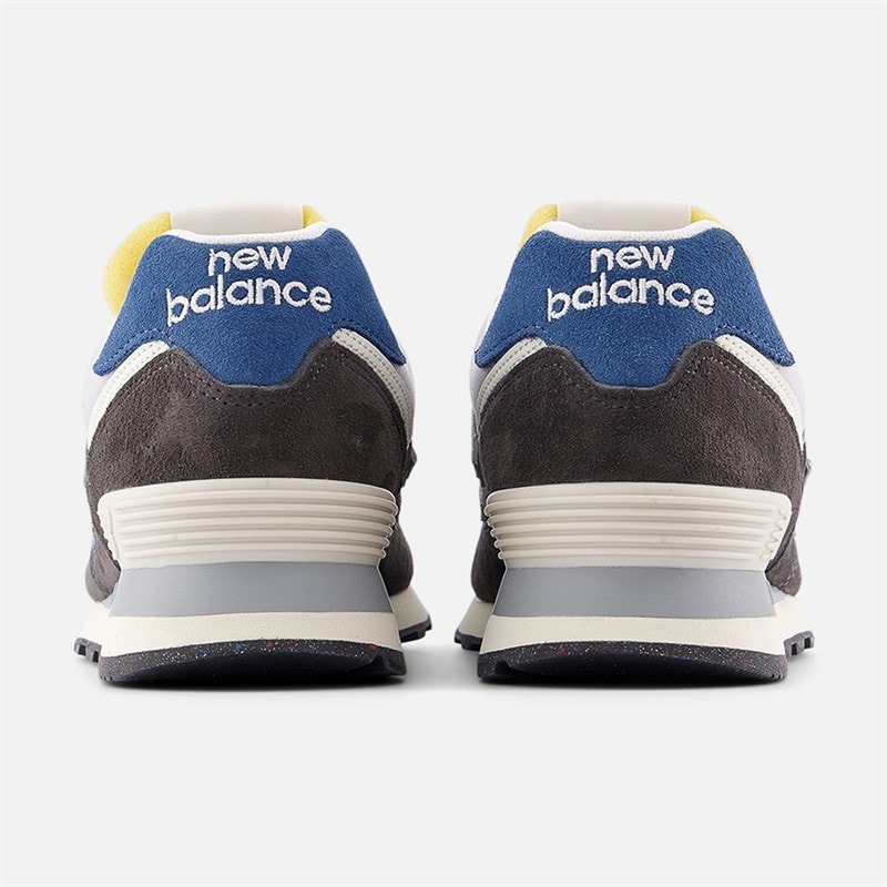 New Balance Womens 574 Trainers Black Cement/Rain Cloud - Image 3
