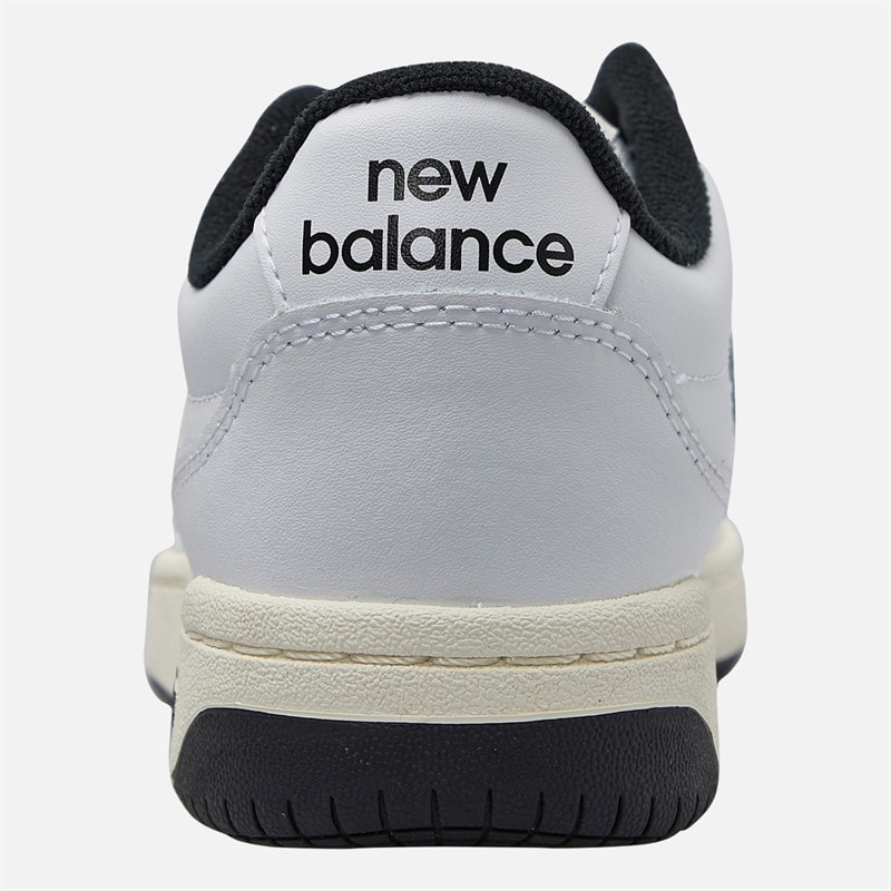 New Balance 80 Trainers White/Black - Image 3