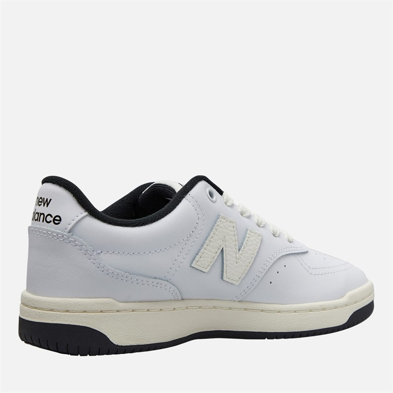 New Balance 80 Trainers White/Black - Image 5