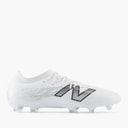 New Balance Mens Furon Pro V8 FG Firm Ground Football Boots White/Metallic Silver/Black