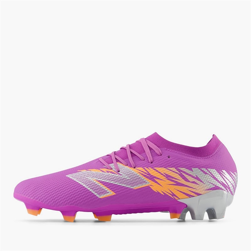New Balance Mens Furon Team V8 FG Firm Ground Football Boots Passionfruit/Hot Mango/Silver - Image 1